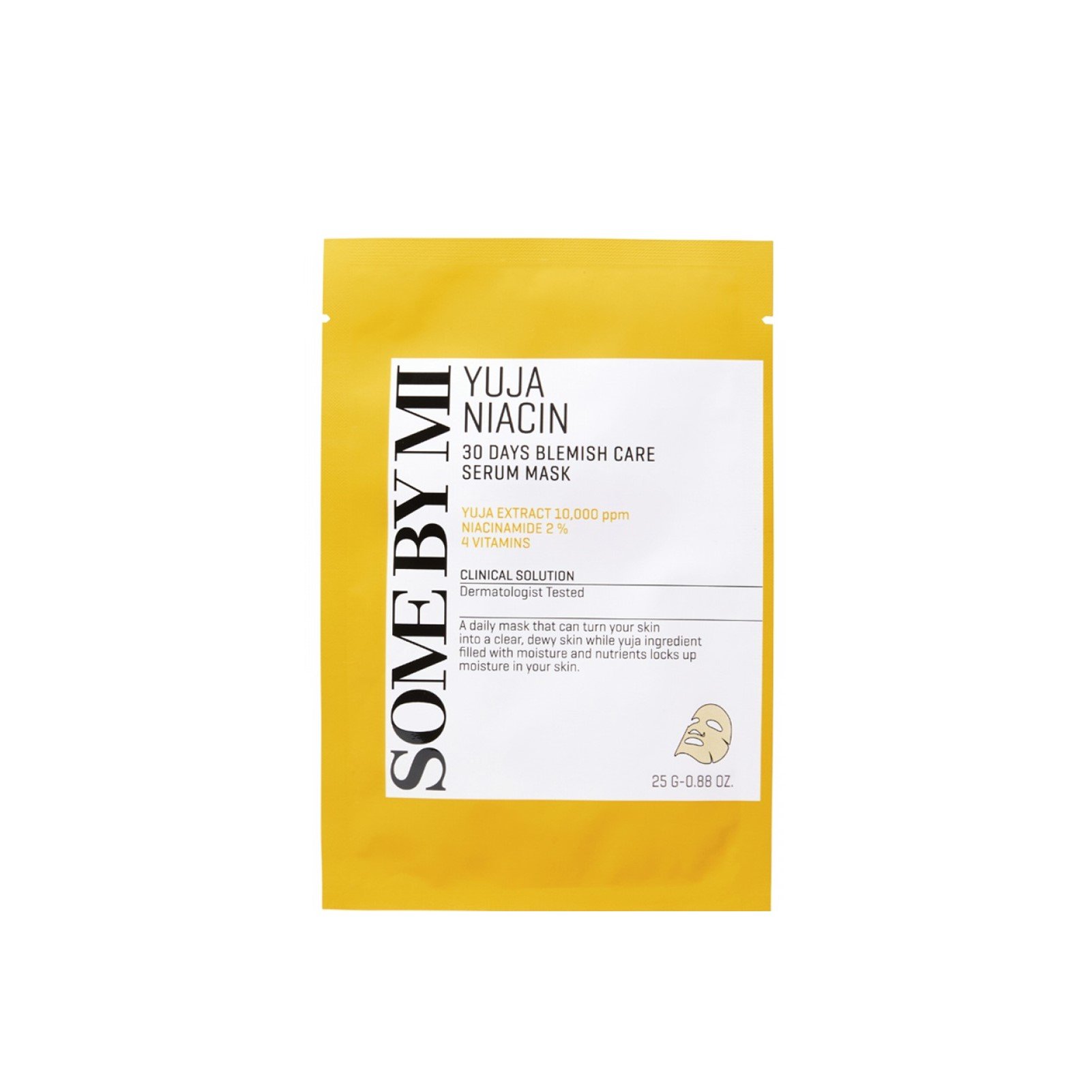 Some By Mi Yuja Niacin Blemish Care Serum Maske 25g: product photo