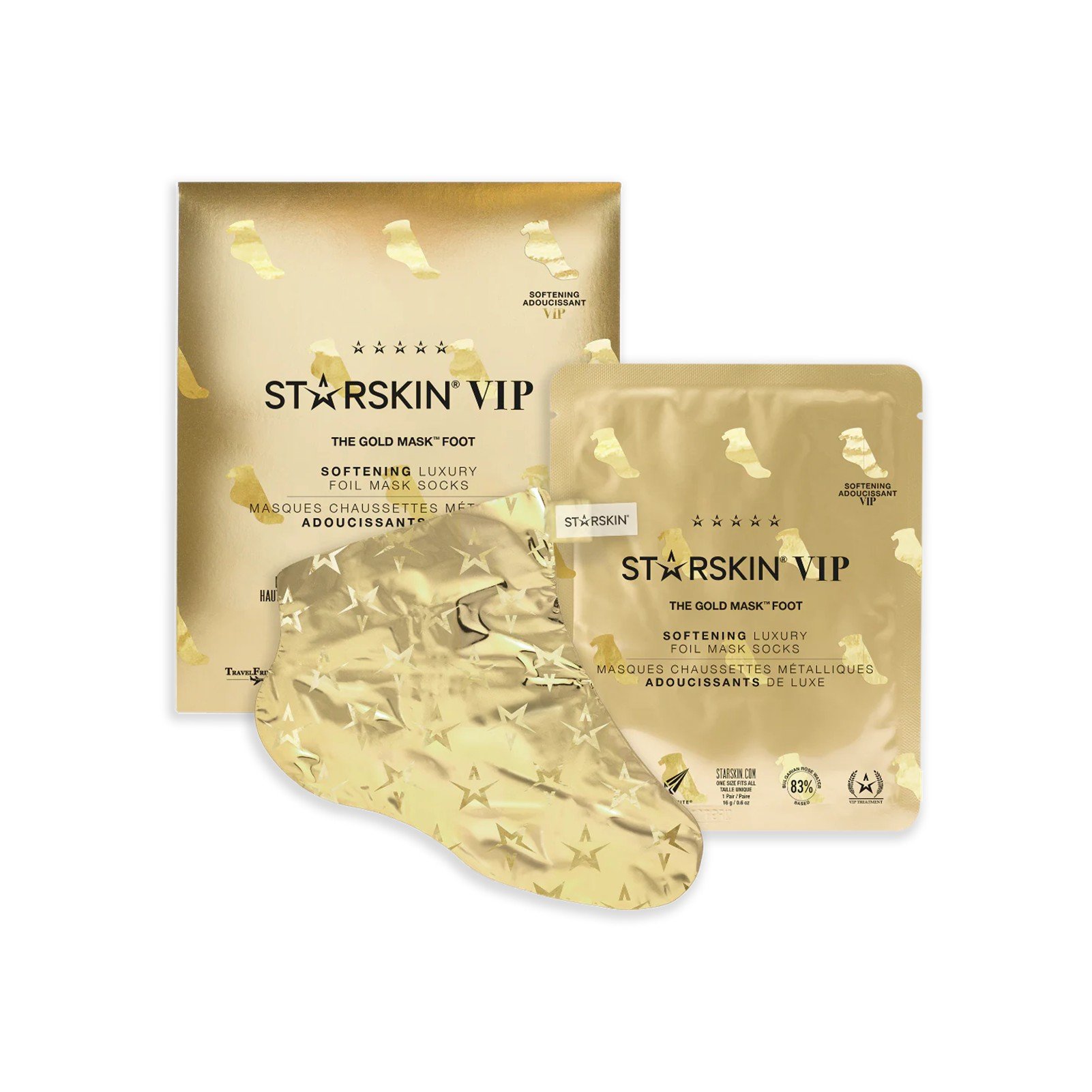 STARSKIN VIP The Gold Mask™ Fuß x1 Paar: Produktbild