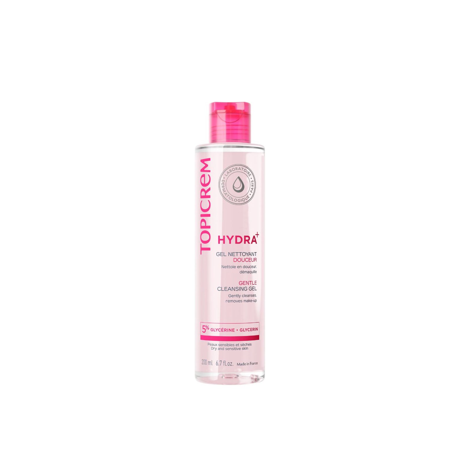 Topicrem Hydra+ Gentle Cleansing Gel 200ml: Produktbild
