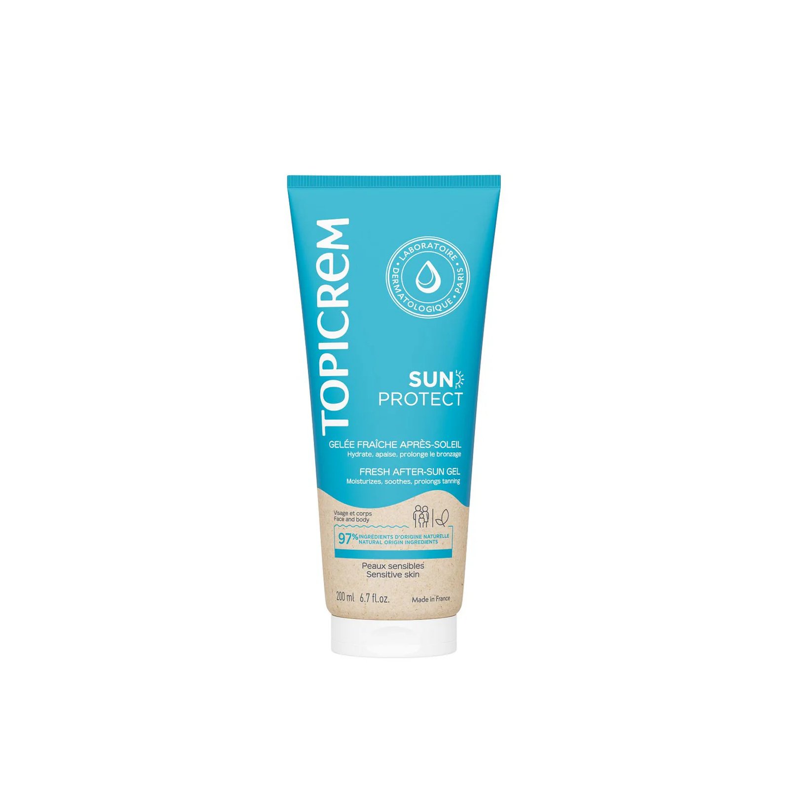 Topicrem Sun Protect Fresh After-Sun Gel 200ml: Produktbild