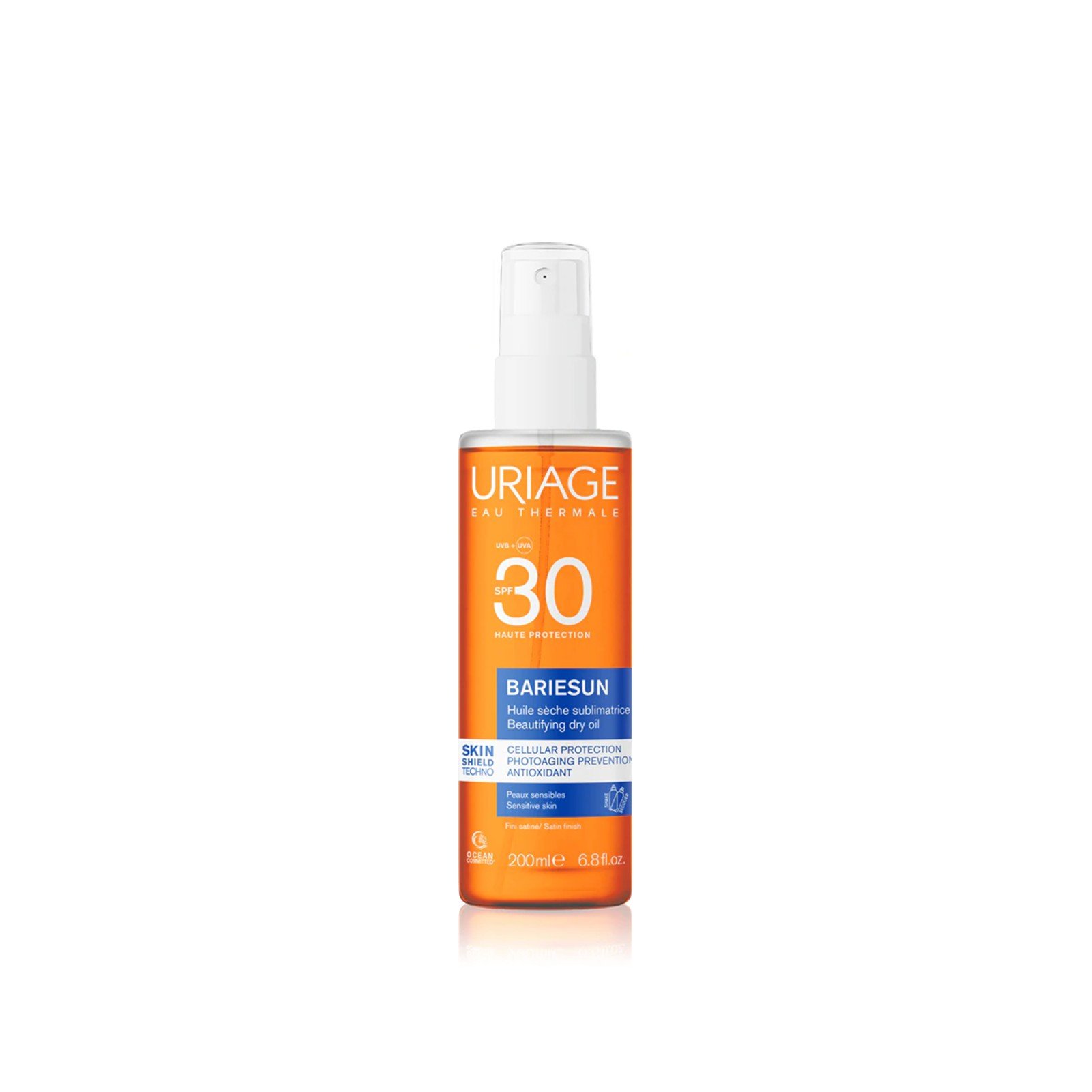 Uriage Bariésun Verschönerndes Trockenöl SPF30 200ml: Produktbild