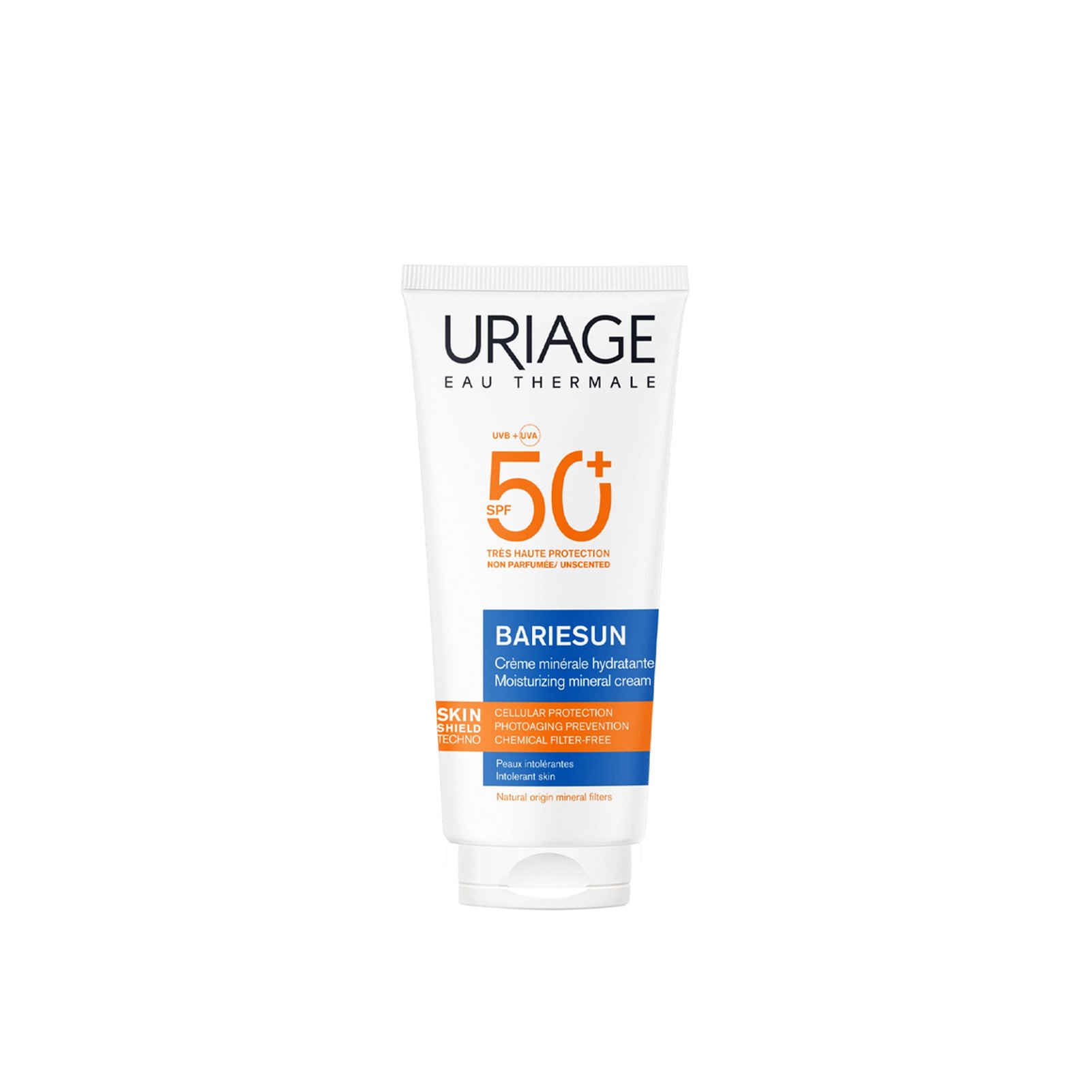 Uriage Bariésun Mineralische Feuchtigkeitscreme SPF50+ 100ml: Produktbild