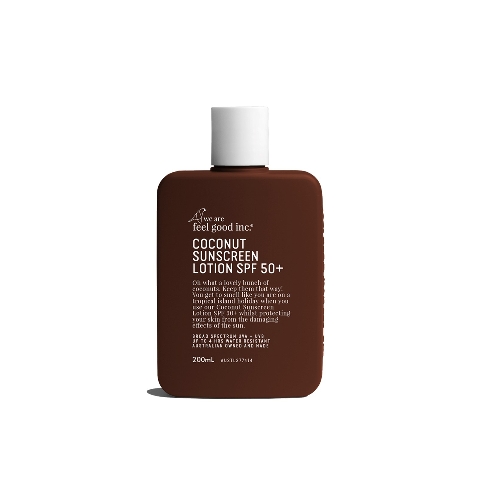 We Are Feel Good Inc. Coconut Sonnenschutz-Lotion Breitbandschutz SPF50+ 200ml: Produktbild