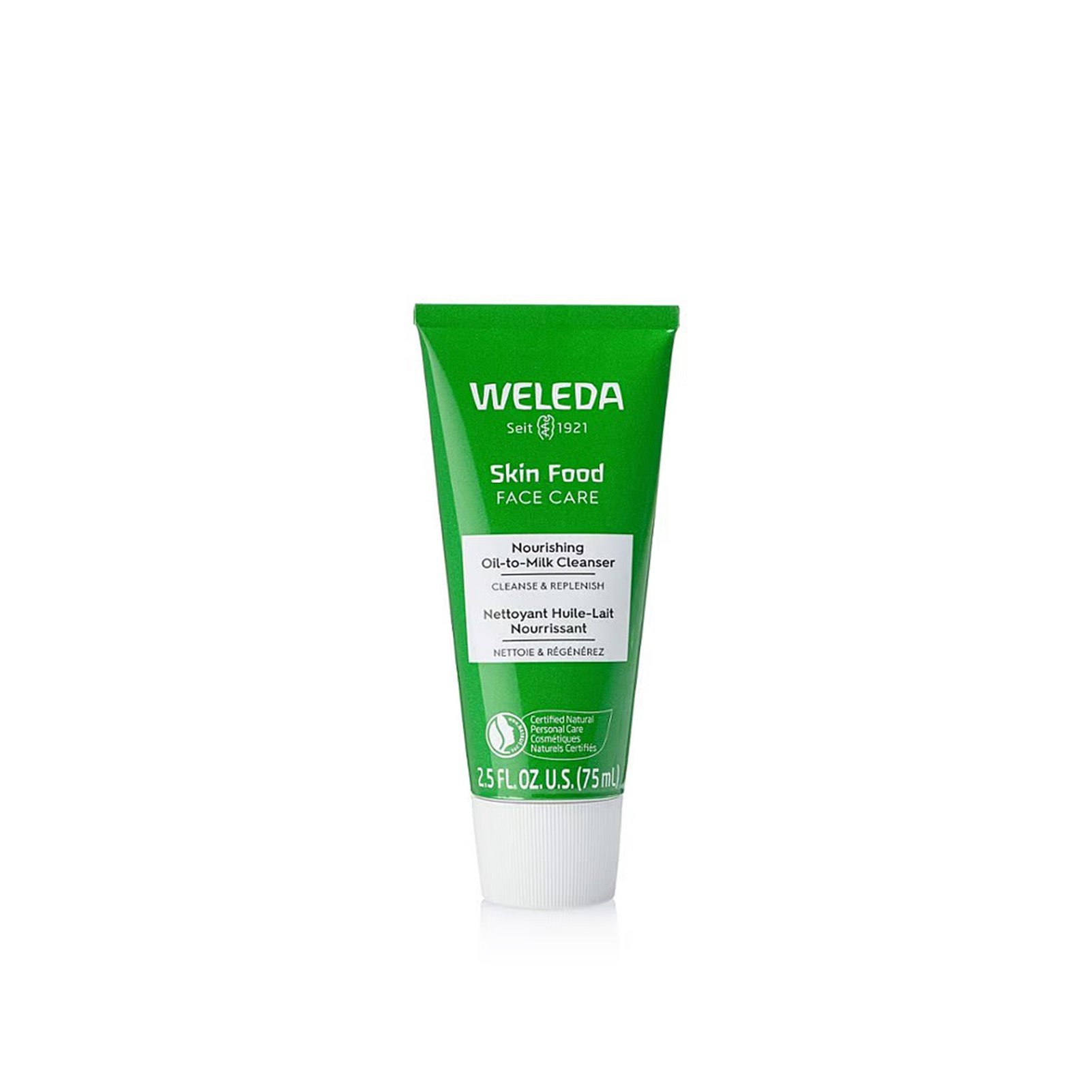 Weleda Skin Food Gesichtspflege Nährender Öl-zu-Milch-Reiniger 75ml: Produktbild