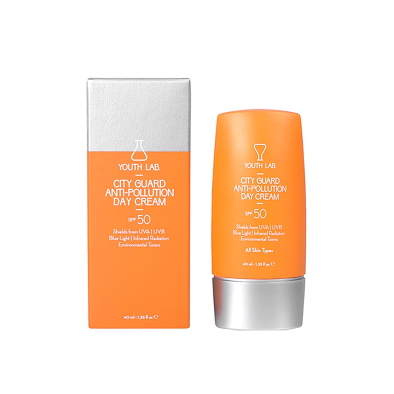YOUTH LAB City Guard Anti-Pollution Tagescreme SPF50+ 40ml: Produktbild