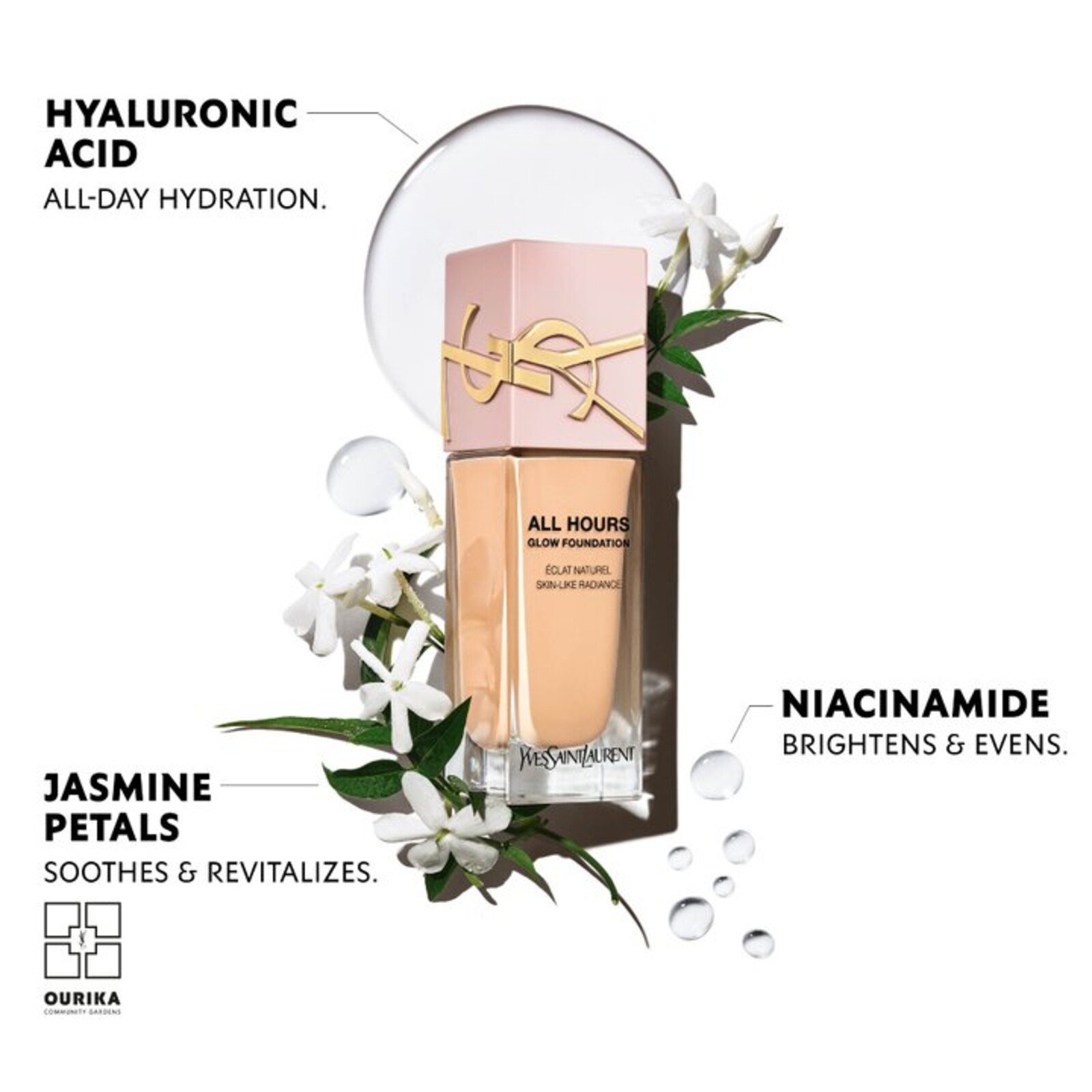 Yves Saint Laurent All Hours Glow Foundation LN8 25ml Canada