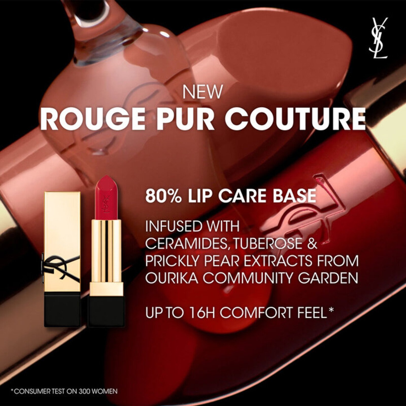 Yves Saint Laurent Rouge Pur Couture Satin Color Lipstick R13
