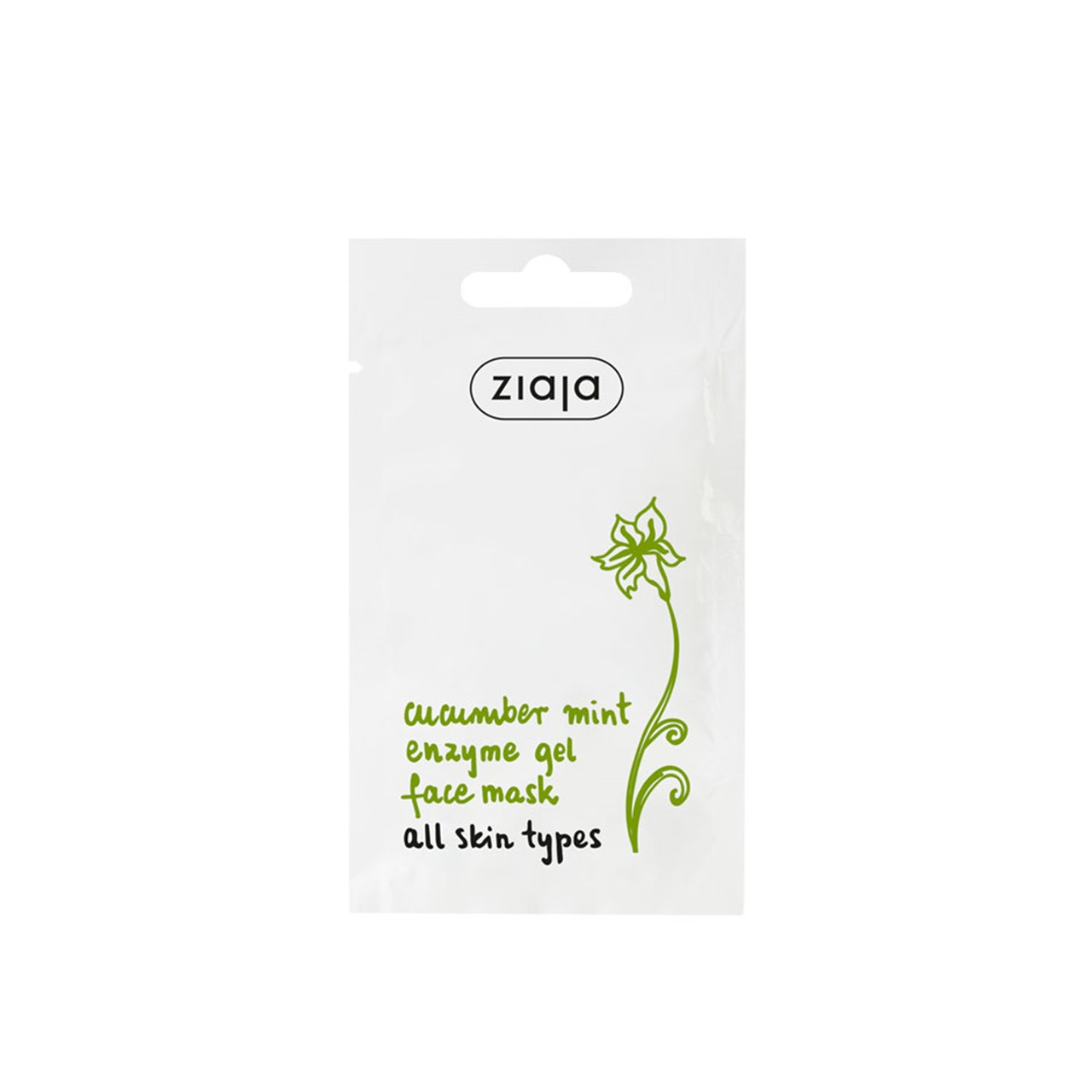 Ziaja Gurke Minze Enzym-Gel Gesichtsmaske 7ml: Produktbild