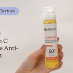 Garnier Vitamin C Invisible Anti-UV Mist SPF50+ | Texture