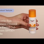 Eucerin Sun Pigment Control Sun Tinted Gel-Cream SPF50+ Light |  Текстура