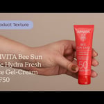 APIVITA Bee Sun Safe Hydra Fresh Face Gel-Cream SPF50 |  Texture