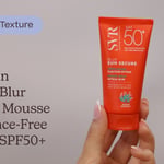 SVR Sun Secure Blur Optical Mousse Fragrance-Free Cream SPF50+ | الملمس