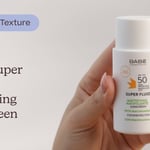Babé Super Fluid Mattifying Sunscreen SPF50 | Texture