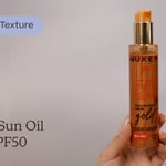 NUXE Sun Oil Gold SPF50 | Texture