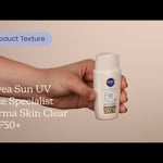 Nivea Sun UV Face Specialist Derma Skin Clear SPF50+ |  Textura