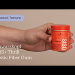Schwarzkopf OSiS+ Thrill Elastic Fiber Gum |  Texture