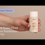 Babé Super Fluid Color Sunscreen SPF50 |  Texture