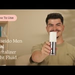 Shiseido Men Total Revitalizer Light Fluid |  Cómo usar