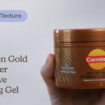Carroten Gold Shimmer Intensive Tanning Gel | Texture