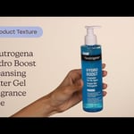 Neutrogena Hydro Boost Cleansing Water Gel Fragrance Free |  Texture