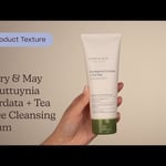 Mary & May Houttuynia Cordata + Tea Tree Cleansing Foam |  Texture