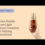 Clarins Double Serum Light Complete Age-Defying Concentrate |  الملمس
