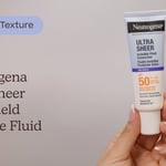 Neutrogena Ultra Sheer Age Shield Invisible Fluid Sunscreen SPF50 | Tekstur