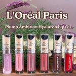 L'Oréal Paris Plump Ambition Hyaluron Lip Oil | Swatches