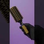 RickiParodi Golden Ceramic Thermal Circular Hair Brush