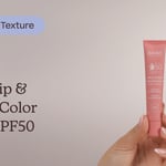 Babé Lip & Cheek Color Balm SPF50 Pink | Texture