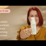 Caudalie Vinoclean Instant Foaming Cleanser |  How to Use