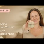 Shiseido WASO Yuzu-C Beauty Sleeping Mask |  How to Use