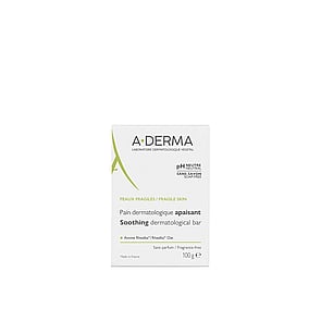 A-Derma Dermatological Soothing Cleansing Bar Fragrance-Free 100g (3.53oz)