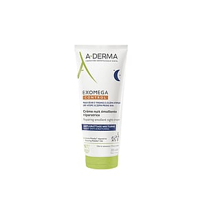 A-Derma Exomega Control Crema de Noche Emoliente Reparadora 200ml