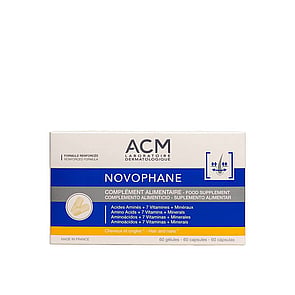 ACM Laboratoire Novophane مكمل غذائي للشعر والأظافر كبسولات