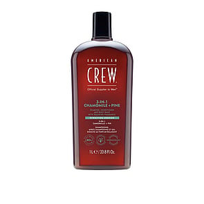 American Crew 3-In-1 Chamomile + Pine Shampoo, Conditioner and Body Wash 1L