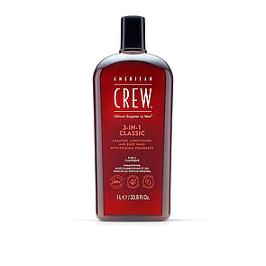 American Crew شامبو وبلسم وغسول جسم كلاسيكي 3 في 1 1L