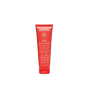 APIVITA Bee Sun Safe Hydraterende Verfrissende Getinte Gezichtsgel-Crème SPF50 50ml