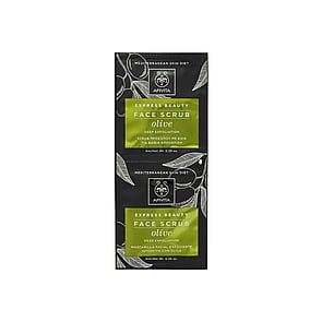 APIVITA Express Beauty Exfoliante Facial Oliva 2x8ml