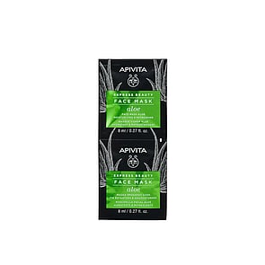 APIVITA Express Beauty Face Mask Aloe 2x8ml
