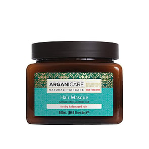 Arganicare Argan & Shea Butter Μάσκα Μαλλιών για Ξηρά & Ταλαιπωρημένα Μαλλιά 500ml
