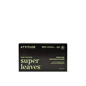 ATTITUDE Super Leaves Men Sapone Corpo Matcha & Bergamotto 113g