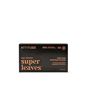 ATTITUDE Super Leaves Men Body Soap Patchouli & Bourbon 113g