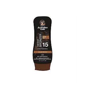Australian Gold Instant Bronzer Lotion Sunscreen SPF15 237ml