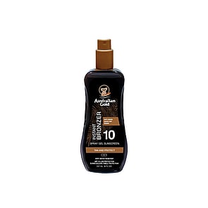 Australian Gold Instant Bronzer Spray Gel Sunscreen SPF10 237ml