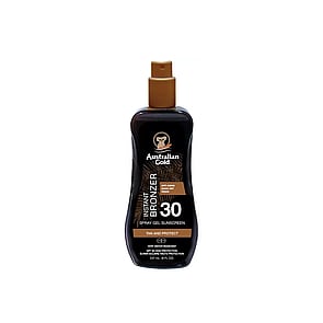 Australian Gold Instant Bronzer Spray Gel Sunscreen SPF30 237ml