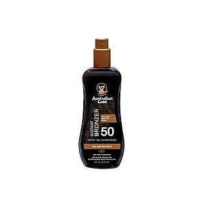 Australian Gold Instant Bronzer Spray Gel Sunscreen SPF50 237ml