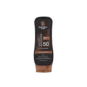 Australian Gold Instant Bronzer Lotion Sunscreen SPF50 237ml
