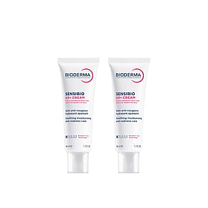 Bioderma Sensibio AR+ Cream Soothing Moisturizing Anti-Redness Care 40ml x2