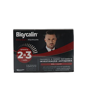 Bioscalin Energy Uomo أقراص تقوية الشعر 30 قرصًا × 3